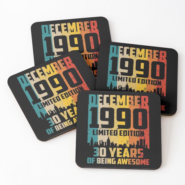 Item preview, 30th birthday 30 years man woman born in 1990 gift designed and sold by Renergie.
