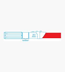 Vader Saber Photographic Print