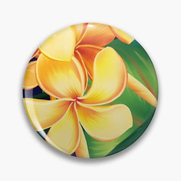 Item preview, Tropical Paradise Hawaiian Plumeria Illustration designed and sold by DriveIndustries.