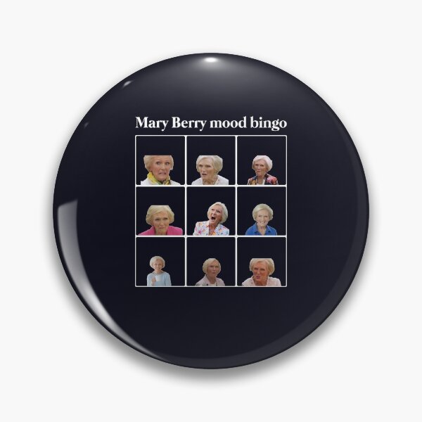 Item preview, Mary Berry Mood Bingo From Great british bake off designed and sold by TheBritishShop.