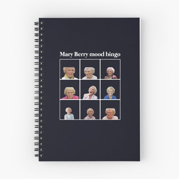 Item preview, Mary Berry Mood Bingo From Great british bake off designed and sold by TheBritishShop.