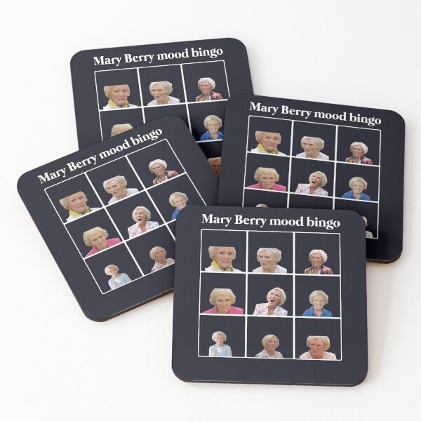 Item preview, Mary Berry Mood Bingo From Great british bake off designed and sold by TheBritishShop.