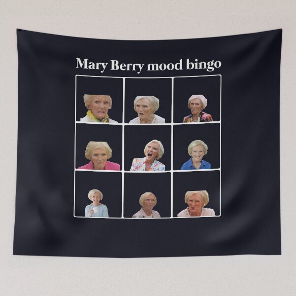 Item preview, Mary Berry Mood Bingo From Great british bake off designed and sold by TheBritishShop.