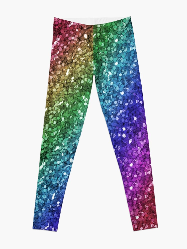 Glitter Rainbow Unicorn Pattern Leggings for Sale by WOW TeesAndThings