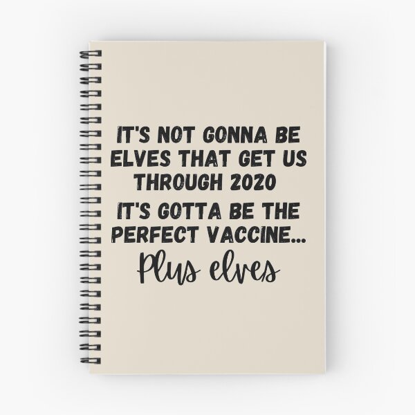 Item preview, It's not gonna be elves that get us through 2020, it's gotta be the perfect vaccine, plus elves - JaJa - Black - Original by Boo-da-chay designed and sold by Boo-da-chay.