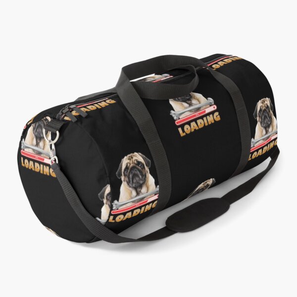 Item preview, Pug Is Waiting In Front Of A Bone Loading designed and sold by DELMEO.