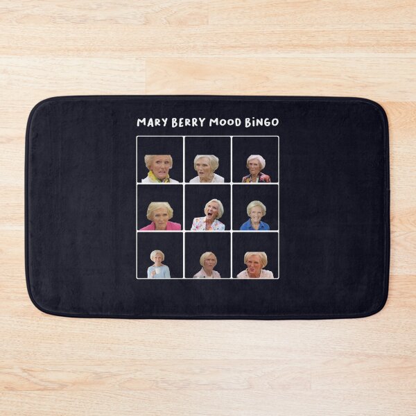 Item preview, Funny Mary Berry Mood Bingo From Great british bake off designed and sold by TheBritishShop.