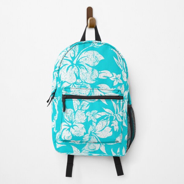 Item preview, Hibiscus Pareau Hawaiian Vintage Aloha Shirt Print - Turquoise designed and sold by DriveIndustries.