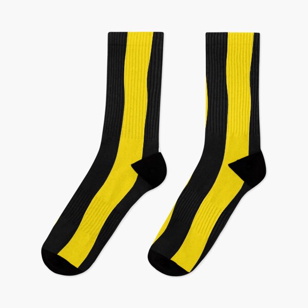 Item preview, Black and yellow team colours (half and half) designed and sold by NiceEggThreads.