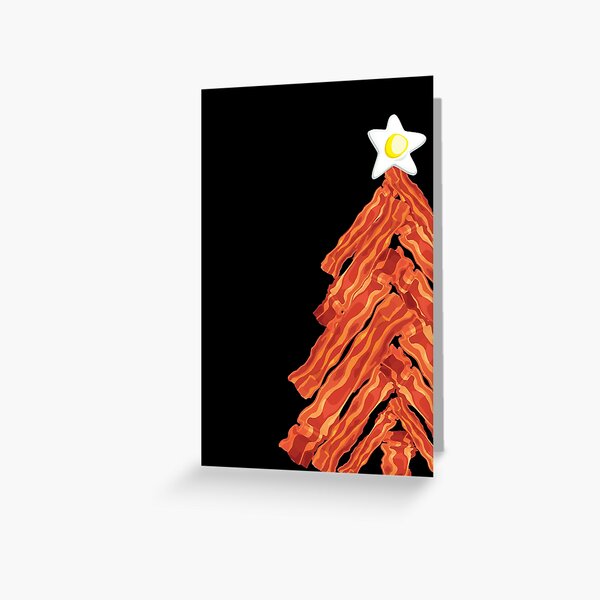 Item preview, Funny Bacon and Egg Christmas Tree designed and sold by wheedesign.