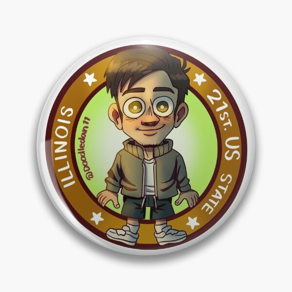 Item preview, Illinois as a human designed and sold by doodledan11.