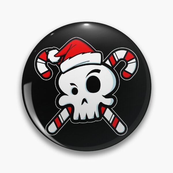Item preview, Cute Santa Skull and Cross Bone Candy Canes designed and sold by wheedesign.