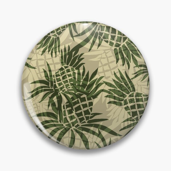 Item preview, Pineapple Camo Hawaiian Aloha Shirt Print - Olive & Khaki designed and sold by DriveIndustries.