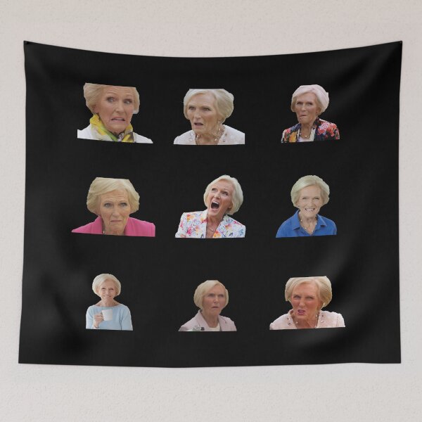 Item preview, Mary Berry Jumbo pack  expressions collage great british bake off designed and sold by TheBritishShop.