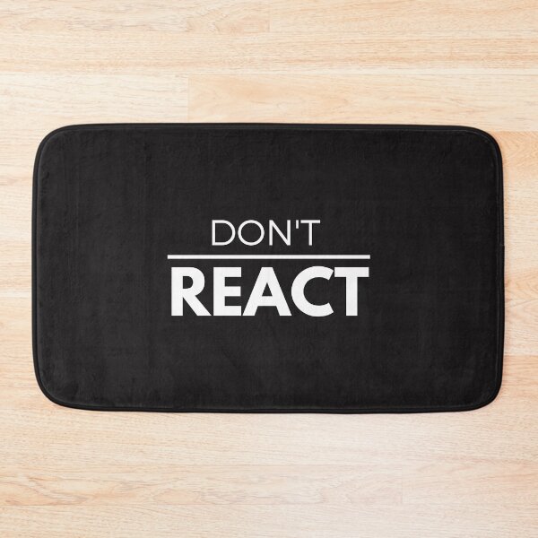 Item preview, Don't Overreact Clever Pun designed and sold by cheekygeek.