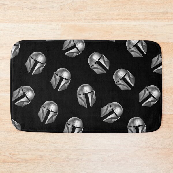 Item preview, Black and White Bounty Hunter Helmet Pattern designed and sold by orionlodubyal.