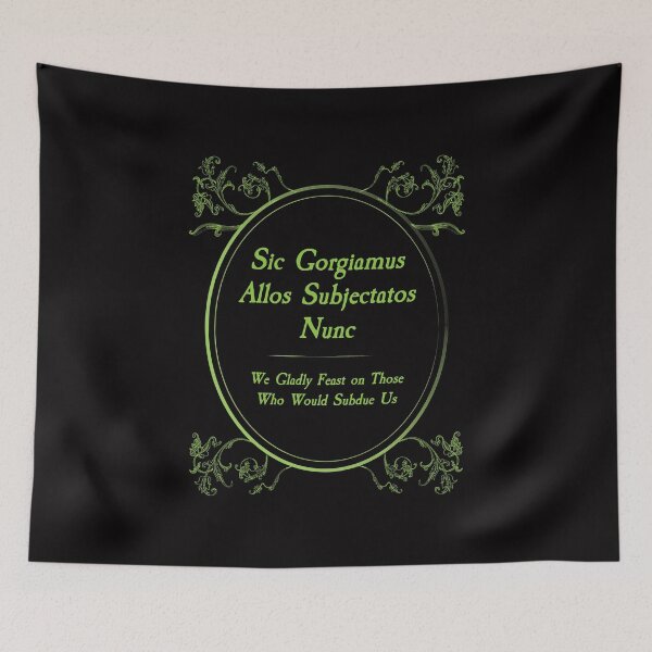 Item preview, Addams Family Credo- Sic Gorgiamus Allos Subjectatos Nunc- We Gladly Feast on Those Who Would Subdue Us designed and sold by pixelparagon13.