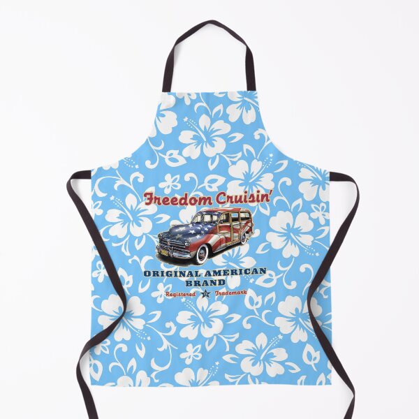 Item preview, Freedom Cruisin' Patriotic Hawaiian Surf Woody - Sky Blue designed and sold by DriveIndustries.