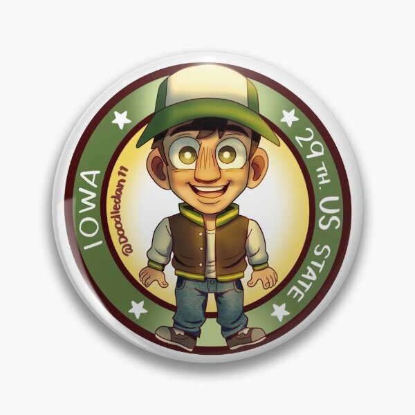 Item preview, Iowa as a human designed and sold by doodledan11.