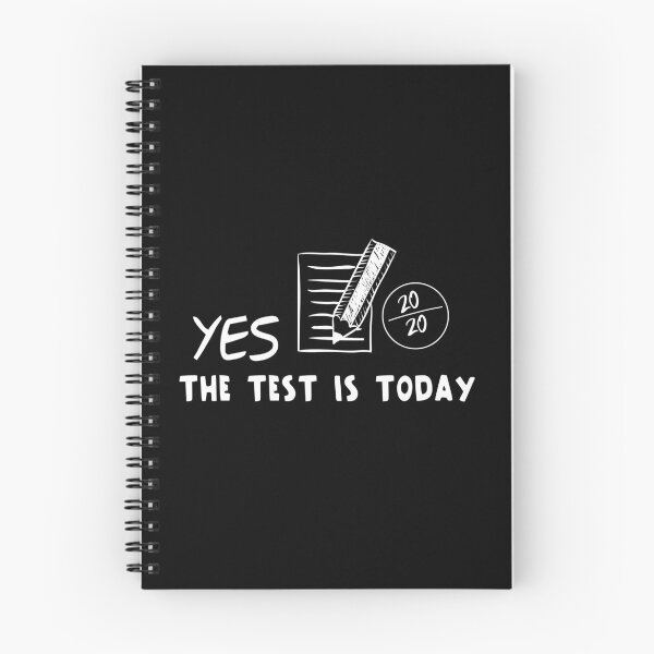 Item preview, Yes The Test Is Today,quiz, test, funny, school designed and sold by MedBoularouah.
