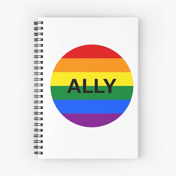 Item preview, LGBT Ally Rainbow Circle designed and sold by Jacob Sorokin.