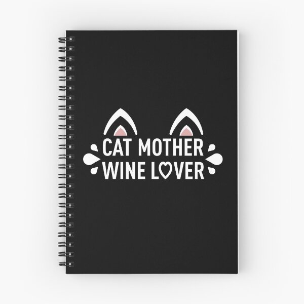 Item preview, Cat Mother Wine Lover - Black designed and sold by ClaudiaGrosso.