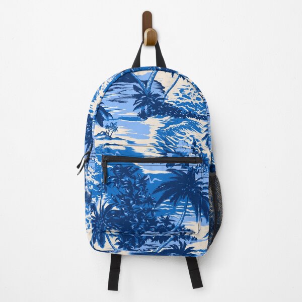 Item preview, Napili Bay Scenic Hawaiian Aloha Shirt Print - Blue designed and sold by DriveIndustries.