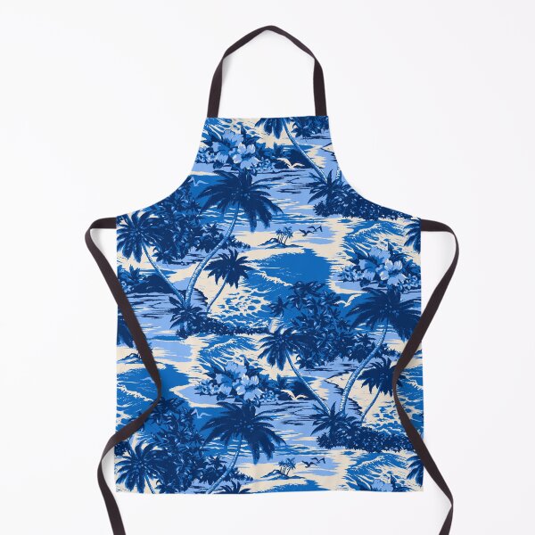 Item preview, Napili Bay Scenic Hawaiian Aloha Shirt Print - Blue designed and sold by DriveIndustries.
