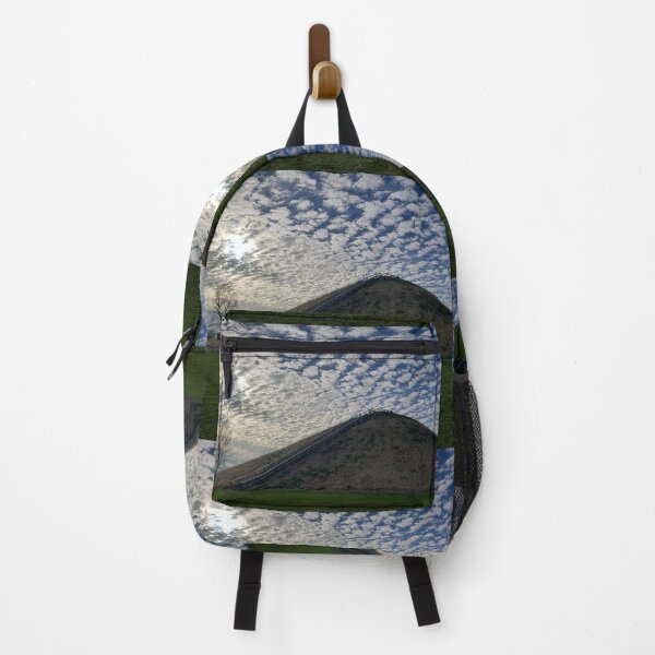Item preview, Miamisburg Mound and a beautiful sky full of fluffy clouds designed and sold by Sarah Denny.