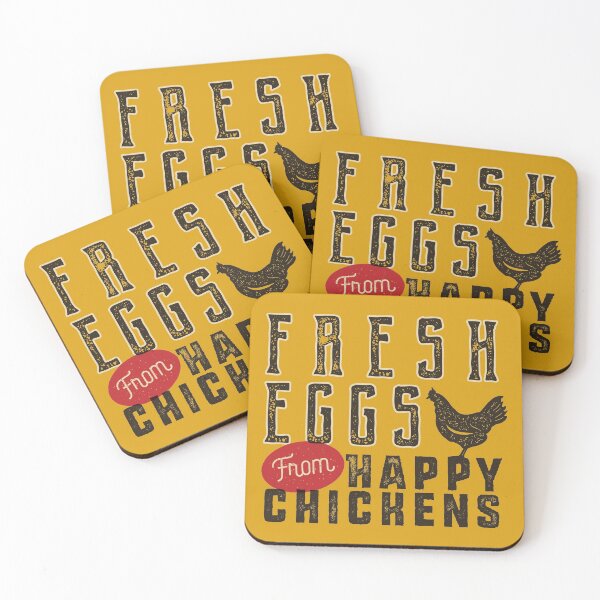 Item preview, Fresh Eggs From Happy Chickens designed and sold by CaliCountryLife.