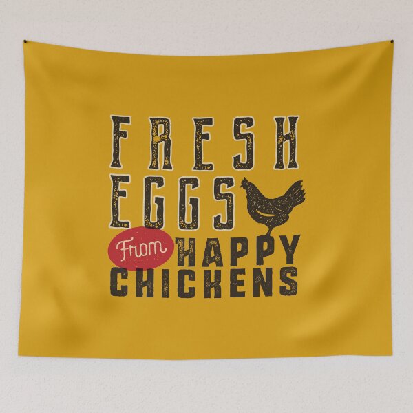 Item preview, Fresh Eggs From Happy Chickens designed and sold by CaliCountryLife.