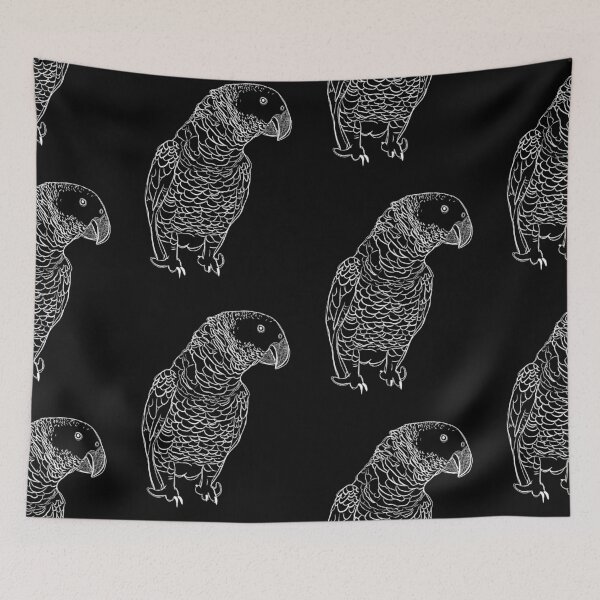 Item preview, Mali - African gray - white black designed and sold by Flavie Archambault.
