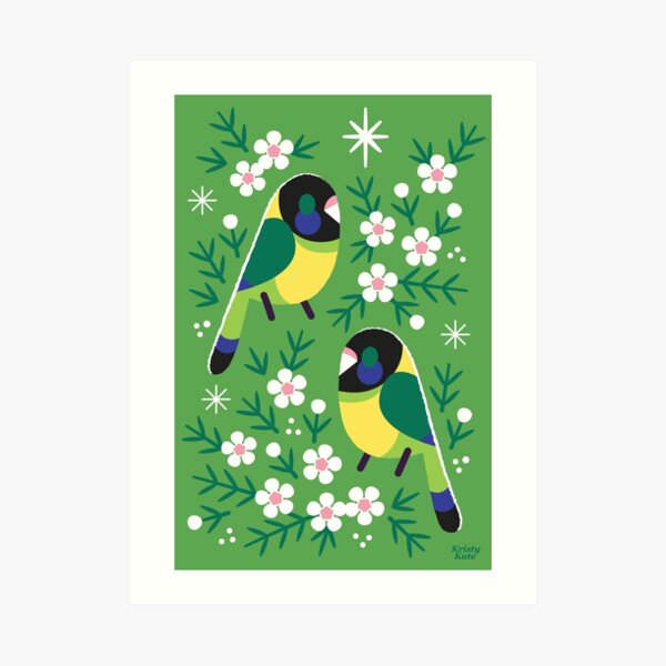 Christmas in Australia - Australian Ringneck (Twenty-Eight) Art Print