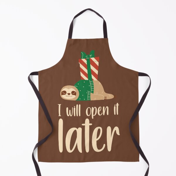 Item preview, I will Open It Later Lazy Sloth designed and sold by arrowroses.