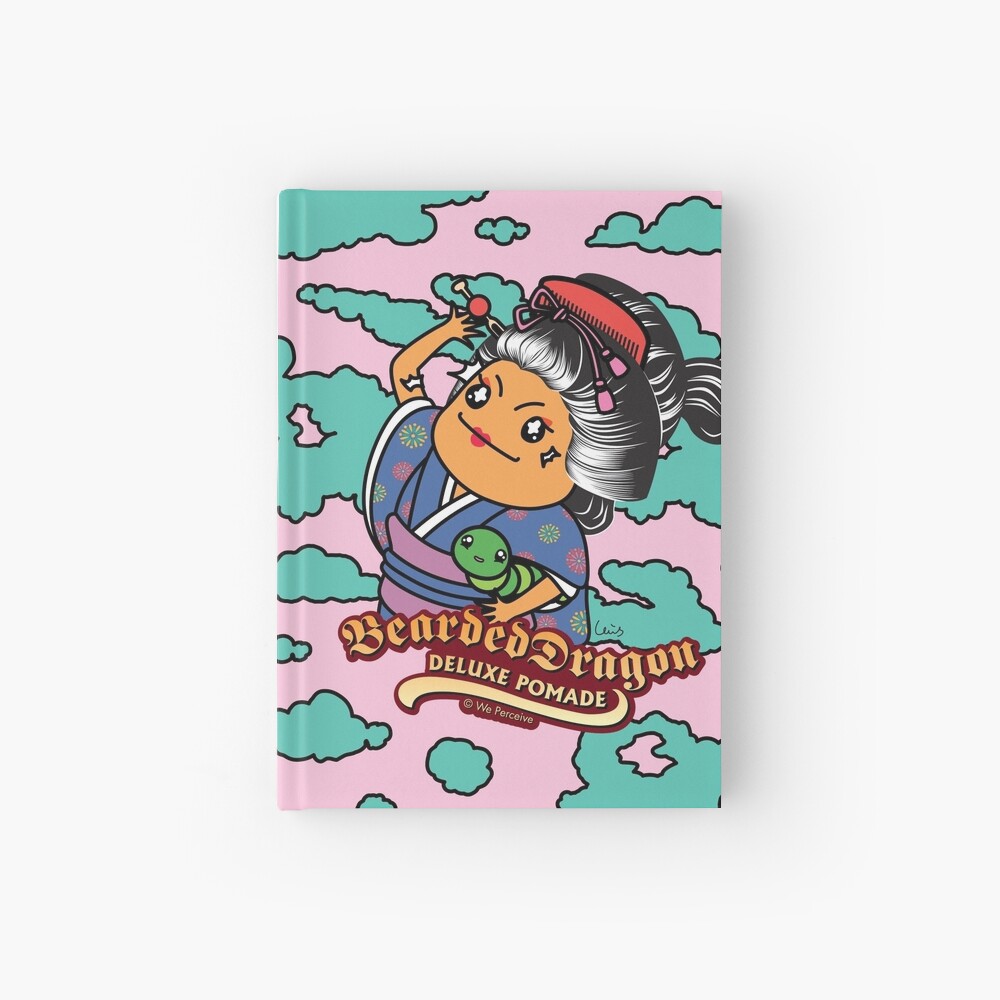 Bearded Dragon Deluxe Pomade Hardcover Journal