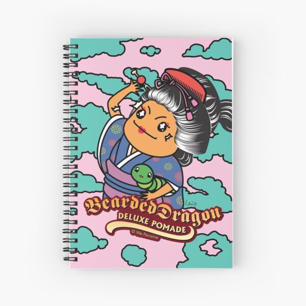 Bearded Dragon Deluxe Pomade Spiral Notebook