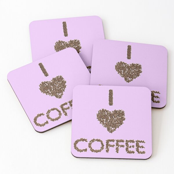 Item preview, I Love Coffee with Coffee Beans designed and sold by bradm50.
