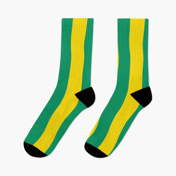 Item preview, Green and yellow team colours (half and half) designed and sold by NiceEggThreads.