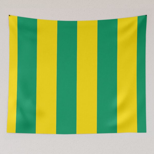 Item preview, Green and yellow team colours (half and half) designed and sold by NiceEggThreads.