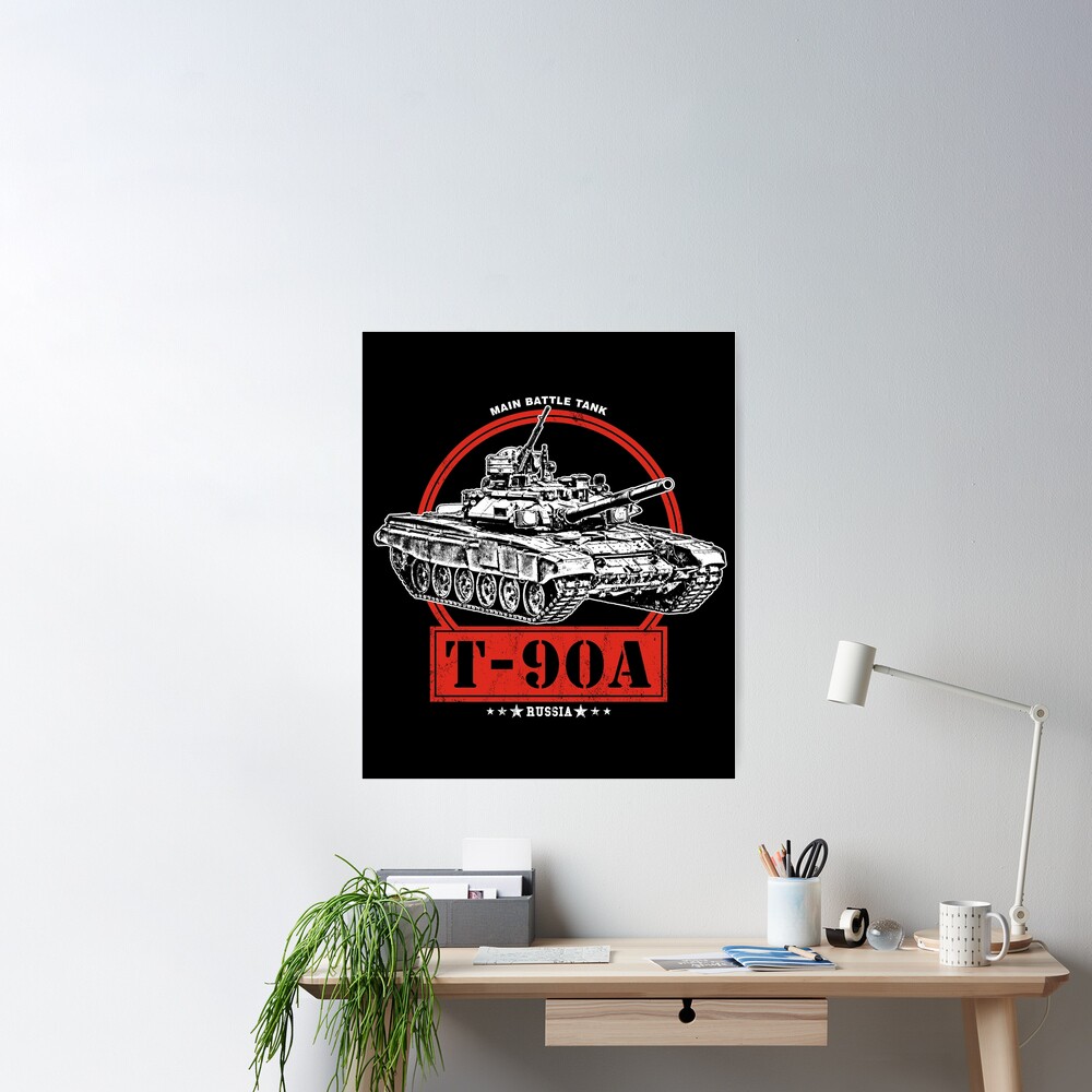 T 90 Tank Shot Fire Poster – My Hot Posters