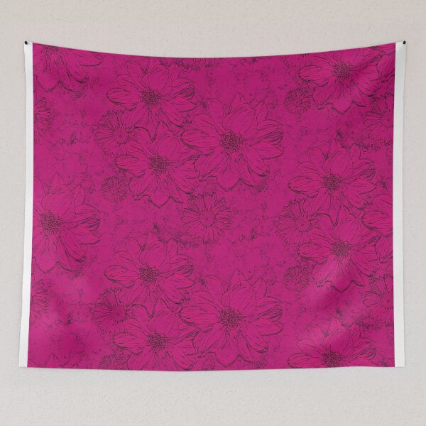 Item preview, Embossed Flowers Pink designed and sold by PoppyPod.