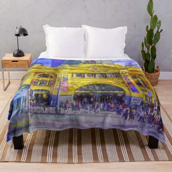 Item preview, Melbournes Flinders Street Station Watercolor designed and sold by Steven Jodoin.