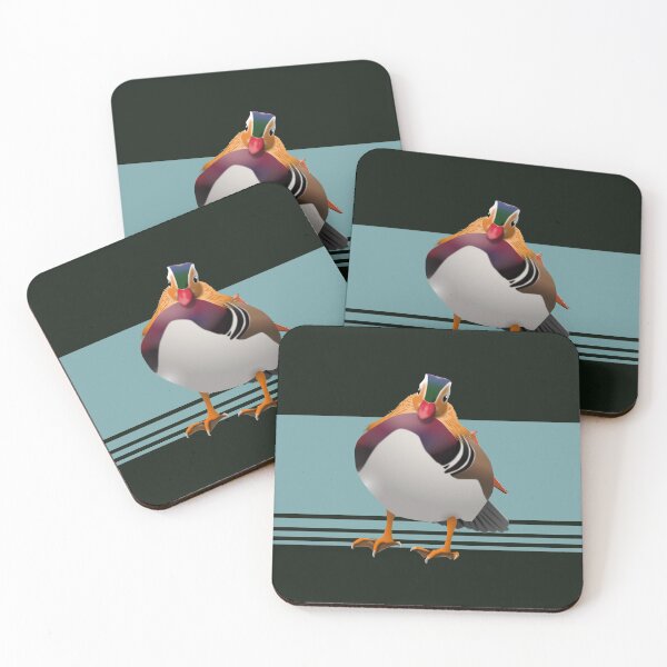 Item preview, Mandarin Duck Illustration designed and sold by CvLoria.