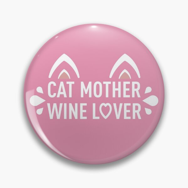 Item preview, Cat Mother Wine Lover - Pink designed and sold by ClaudiaGrosso.