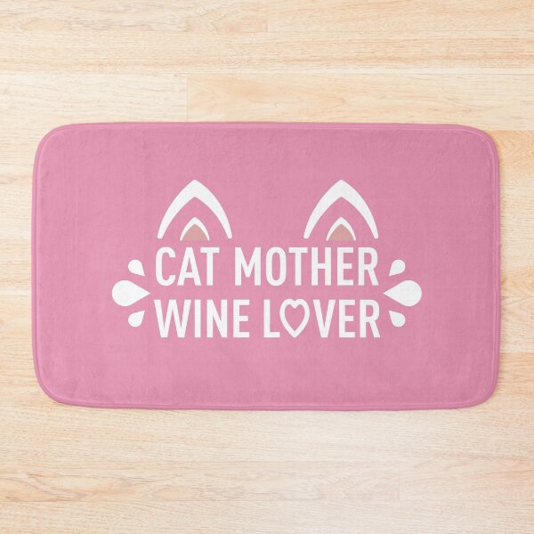 Item preview, Cat Mother Wine Lover - Pink designed and sold by ClaudiaGrosso.