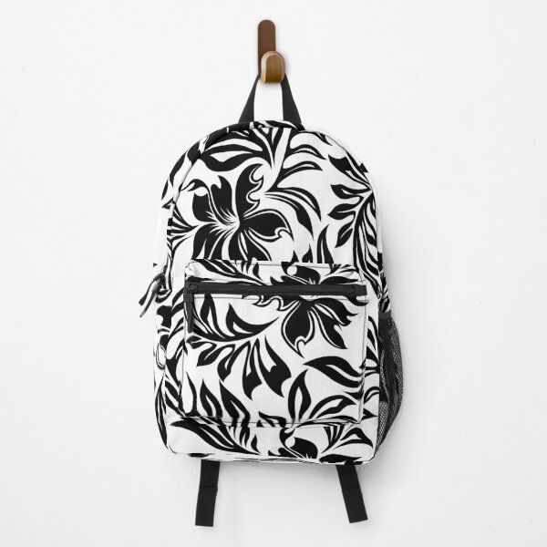 Item preview, Waikiki Hibiscus Hawaiian Pareau Floral - Black & White designed and sold by DriveIndustries.
