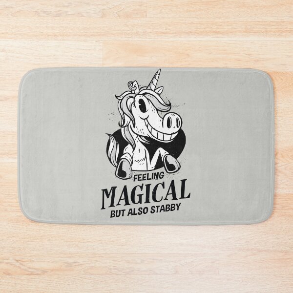Item preview, Feeling Magical But Also Stabby Unicorn designed and sold by popularthreadz.