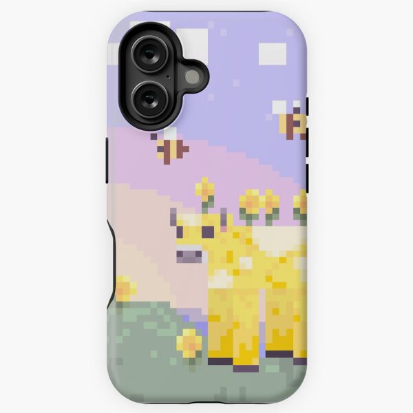 Vista previa del artículo con la obra «Minecraft Earth: retrato de Moobloom y abejas», diseñado y vendido por Flipwish.