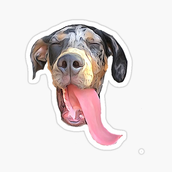 Item preview, Catahoula Tongue Out designed and sold by LocatingSilence.