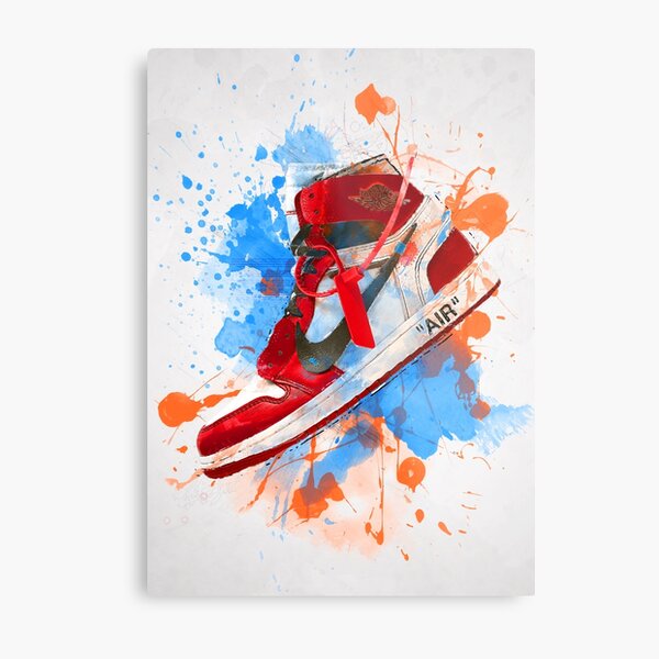 Hypebeast Wall Decor | Sneakerhead Art Metal Print